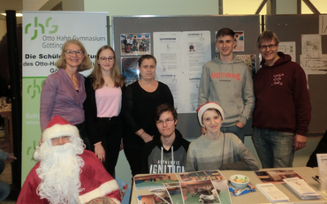 Team des Weihnachtsbasars am Otto-Hahn-Gymnasium Göttingen