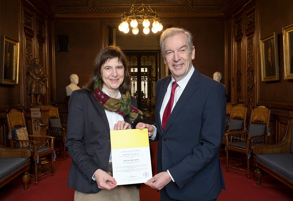 Prof. Jutta Gärtner erhält Hamburger Wissenschaftspreis 2019