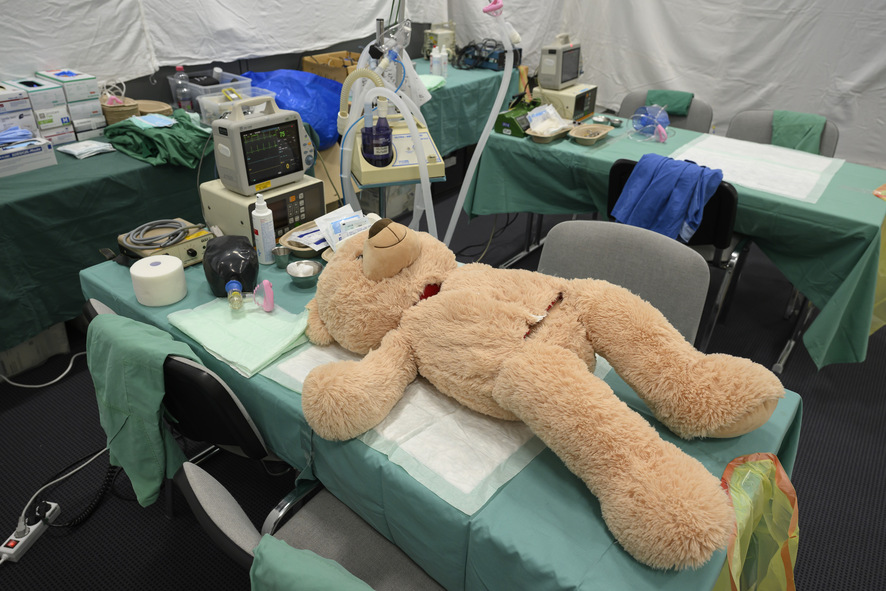 Bild zur Presse-News "Teddybärkrankenhaus – professionelle Hilfe für kranke Kuscheltiere"