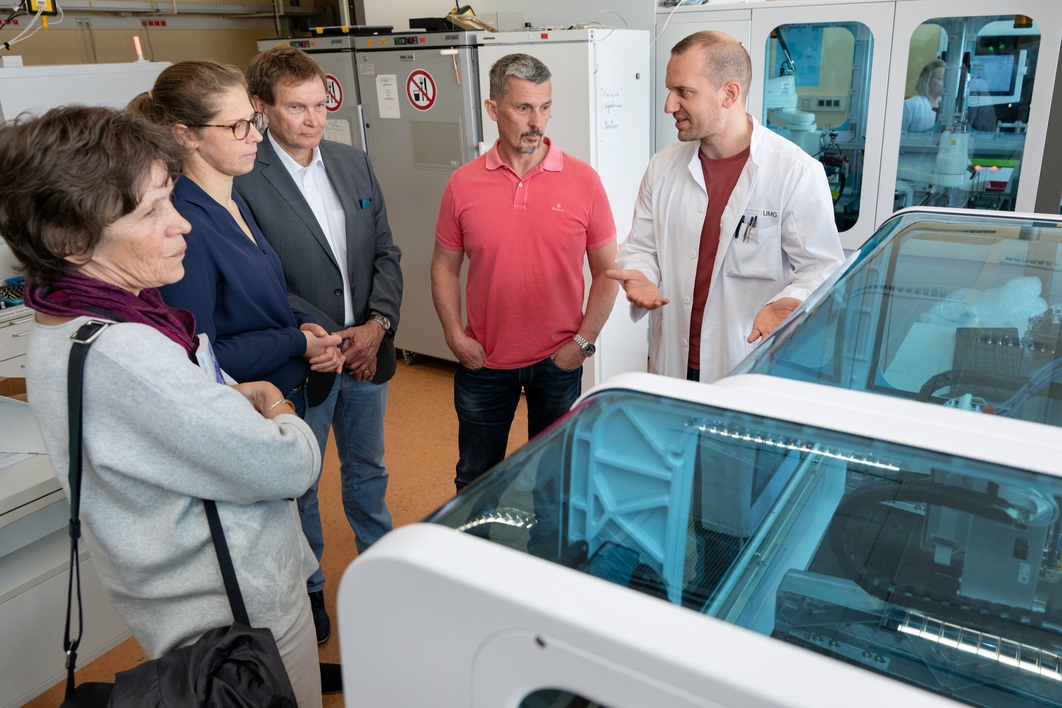 Bild zur Presseinformation "Neues Interdisziplinäres UMG-Labor stärkt Diagnostik in Südniedersachsen"