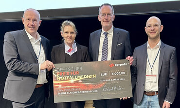 Bild zur Presse-News "Prof. Sabine Blaschke von der Universitätsmedizin Göttingen erhält Deutschen Preis für Notfallmedizin"