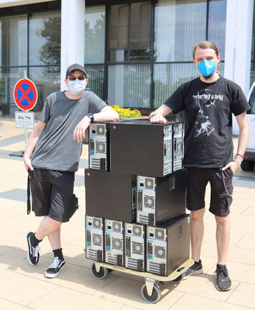 Link zur PI Nr. 095 zum Thema "Herzzentrum der UMG spendet Computer"