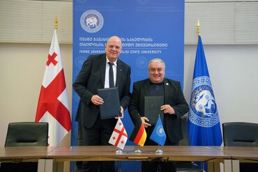 Bild zur Presse-News "Staatliche Universität Tiflis und Universitätsmedizin Göttingen unterzeichnen Kooperationsvereinbarung"