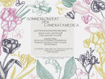 Link zur Presseinformation Nr. 080 / 2021 zum Thema „Live und Open Air: „Camerata Medica“ spielt Sommerkonzert“