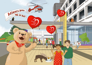 Link zur Presseinformation Nr. 019 zum Thema „Wo ist Pauli?“ Wimmelbuch zeigt UMG-Kinderherzklinik"