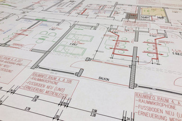 Bauplan Lehrhospital