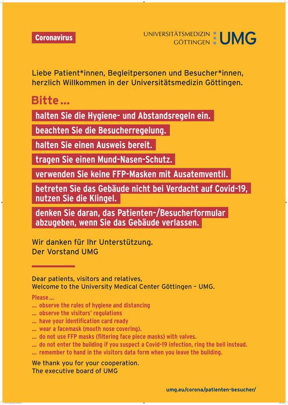Hinweise für Besucher