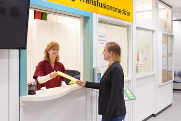 Bild zur Presseinformation "Blutspenden bei Blut fürs klinikum nun auch mit Termin möglich"