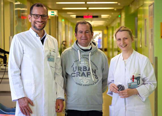 Bild zur Presseinformation "Innovative Herzmedizin: UMG setzt neuartigen Vorhof-Herzschrittmacher nach Transplantation ein"