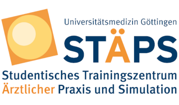 Logo des STÄPS: Studentisches Trainingszentrum ärztlicher Praxis und Simulation